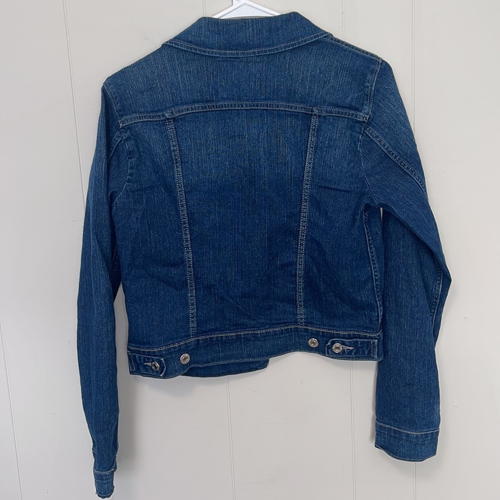 Women’s Levi Denim Jacket Size M crop - Picture 7 of 7